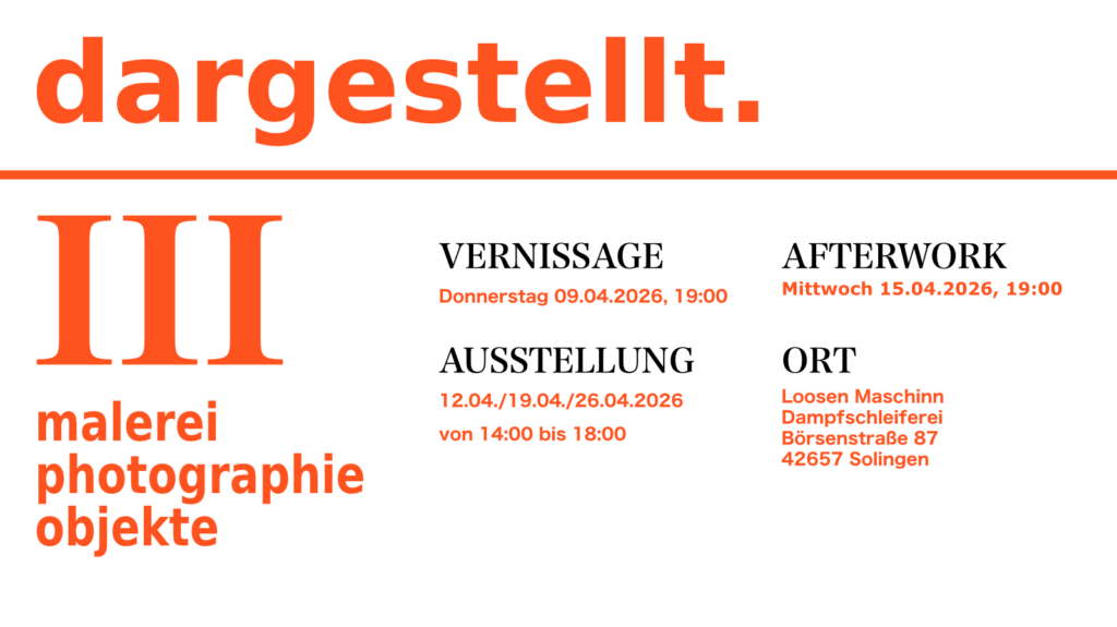 Flyer dargestellt. III Loosen Maschinn Solingen